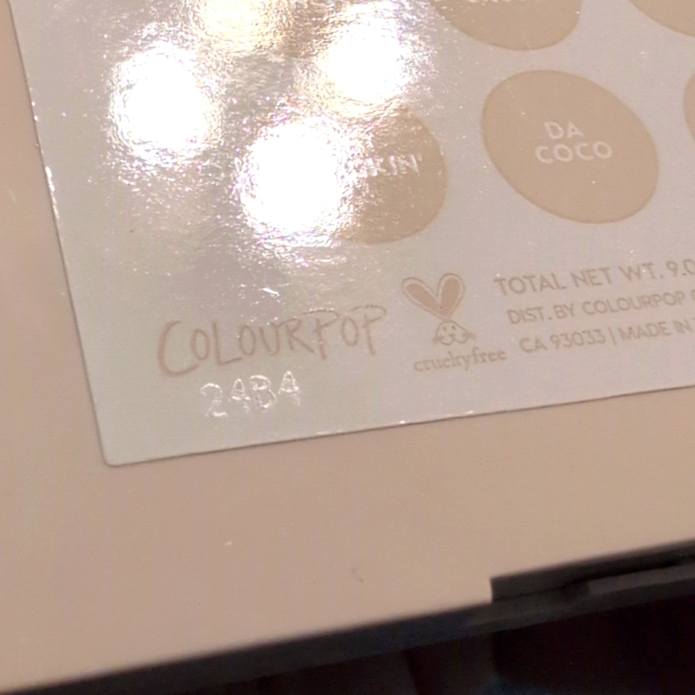 NEW Colourpop Going Coconuts! 9 Pan Eyeshadow Palette NIB NEW IN BOX - Picture 5 of 9